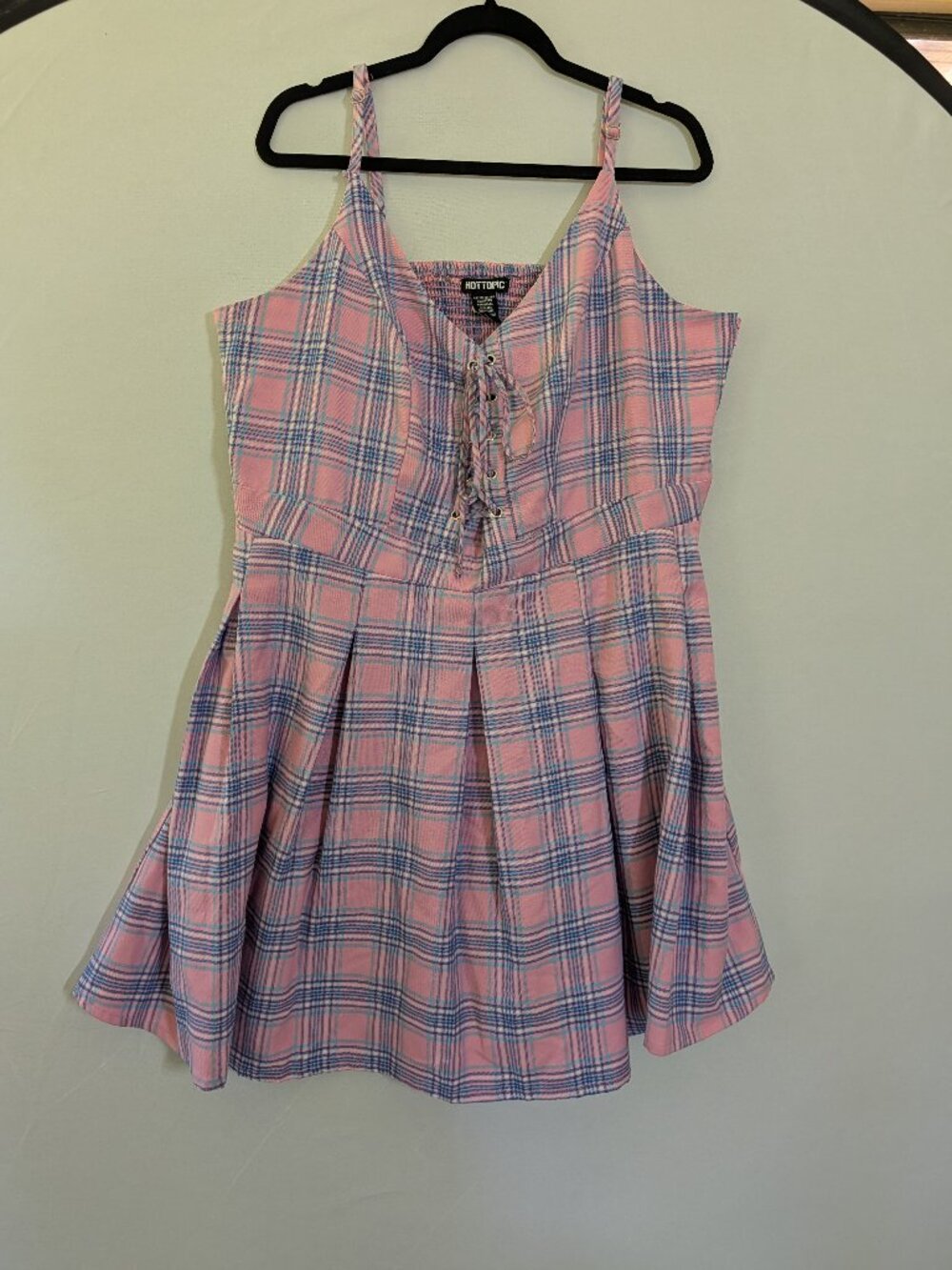 Hot Topic Pink and Blue Dress 2X